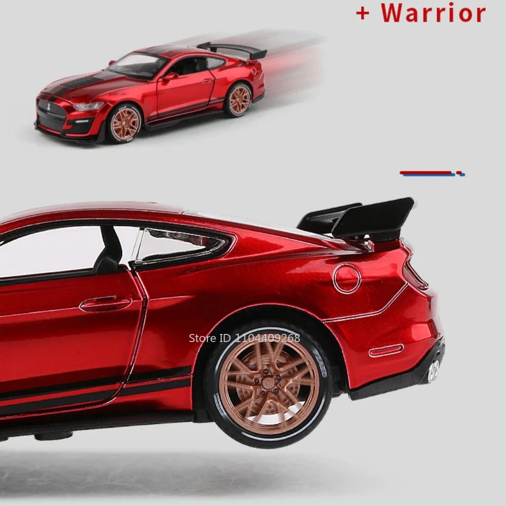 スケール 1:32 マスタングシェルビー GT500 F-150 おもちゃの車モデル合金ダイキャストサウンドライトプルバック車両モデル子供の誕生日プレゼント
