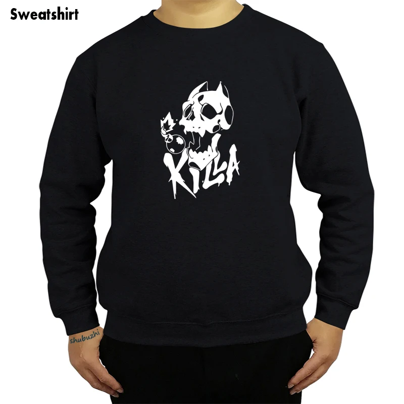 Men sweatshirt Killer Queen Creative JoJos Bizarre  O Neck Clothing Cotton High Quality hoodies sbz8439