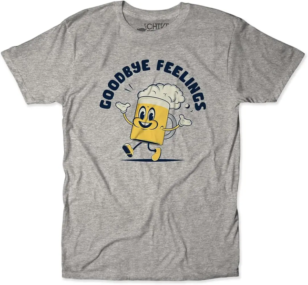 Goodbye Feelings Funny  High Quality 100%Cotton Short Sleeve