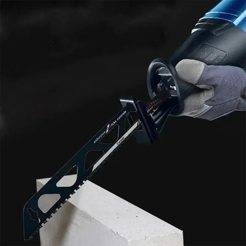 Hard Alloy Reciprocating Saw Blades Carbide Alloy Reciprocating Saber Saw Bubble Brick Concrete Stone Demolition Cutting Tool