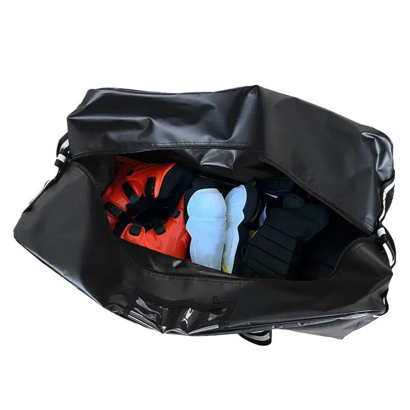 

Hockey Gear Bag Ice Hockey Storage Duffle Bag Portable Travel Bag For Equipment Multifunctional Waterproof Ice Hockey Carry Bag