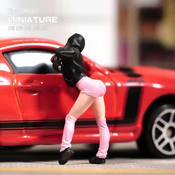 Women's Miniatures 1/87 1/64 1/43 1/24 1/18 Sunshine Lively Sexy Girl  Action Figure Unpainted Model Toys View Decoration
