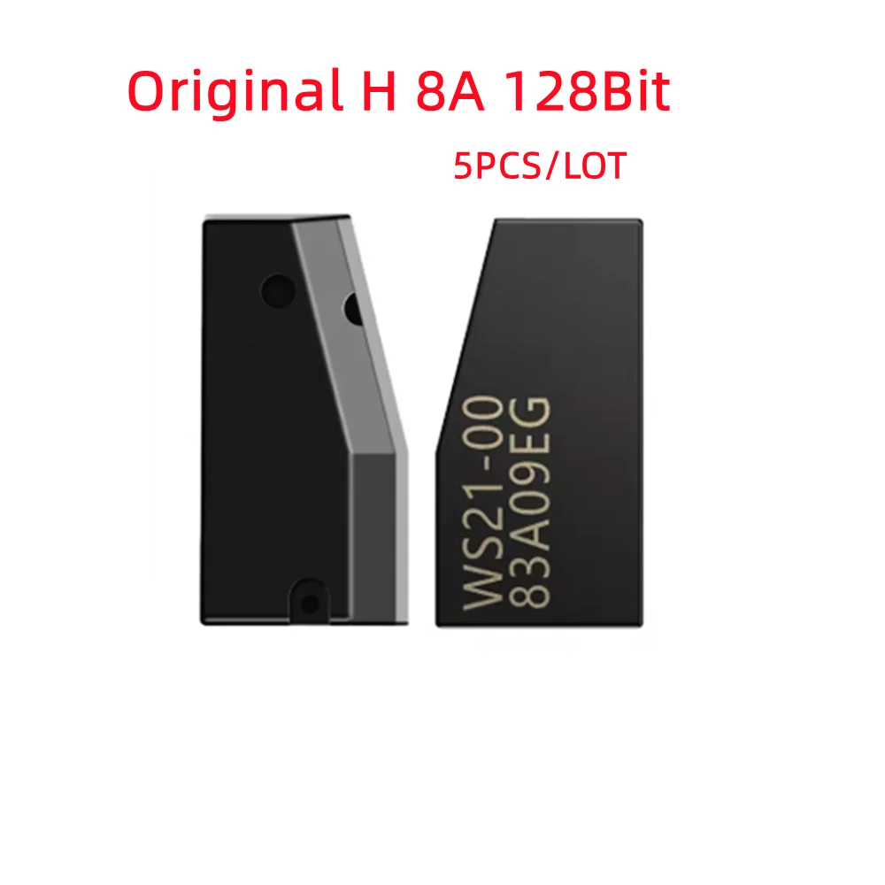 

5 шт./лот, оригинальный H 8A 128-битный керамический чип транспондера для Toyota Camry Corolla Hilux Fortuner Innova 2015 2016 2017 2018