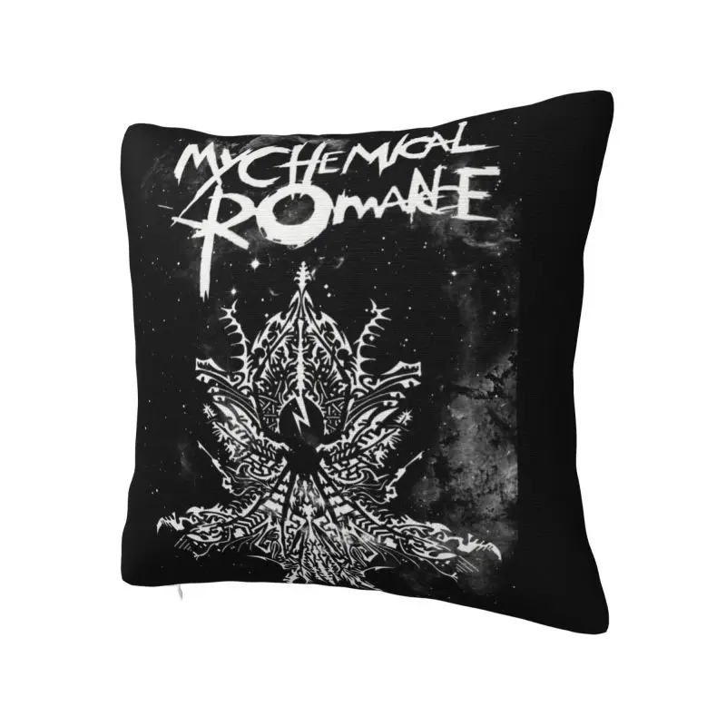 Custom Rock Music BandMy C-Chemical Romances Cushion Cover Print Square Throw Pillow Case for Car Pillowcase Home Decoration