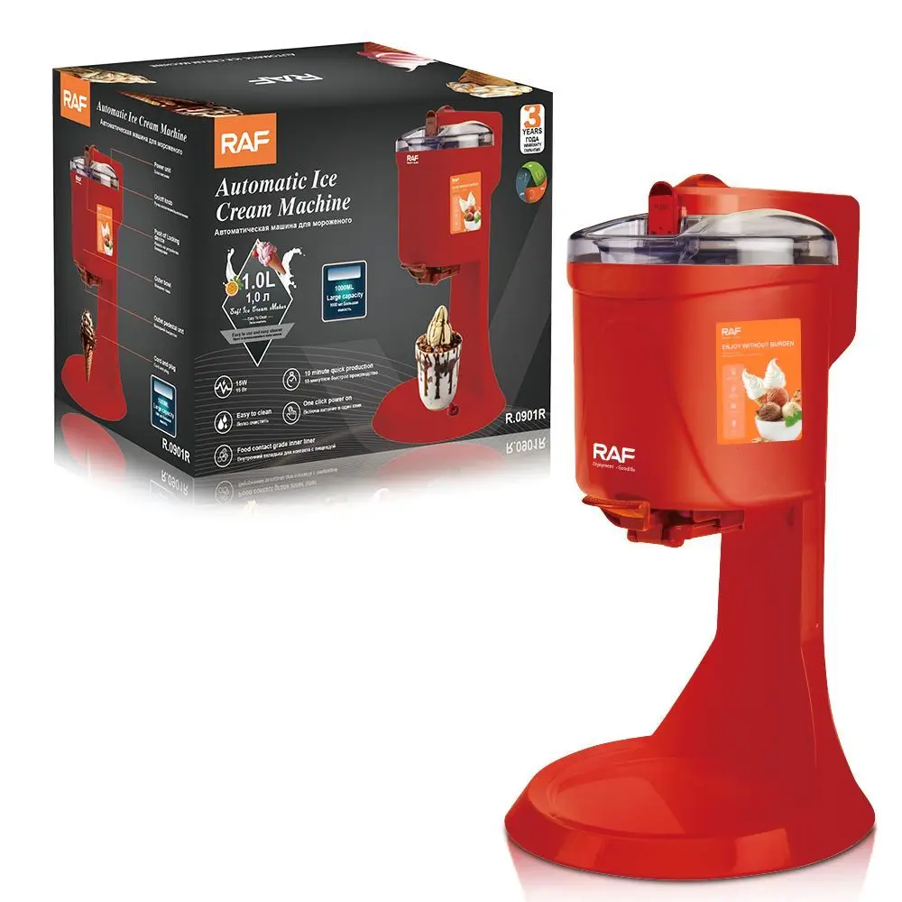 Household Small Homemade Fully Automatic Household Mini Fruit Ice Cream Machine Children's DIY Cone Ice Cream Machine