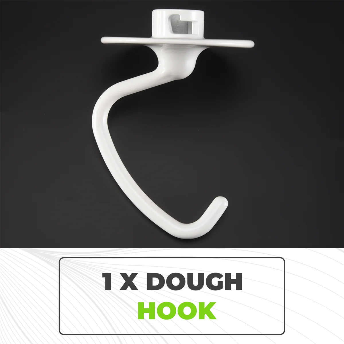 [متوفر] استبدال خطاف العجين K45DH متوافق مع خلاطات الروك 4.5 QT KSM90 وK45