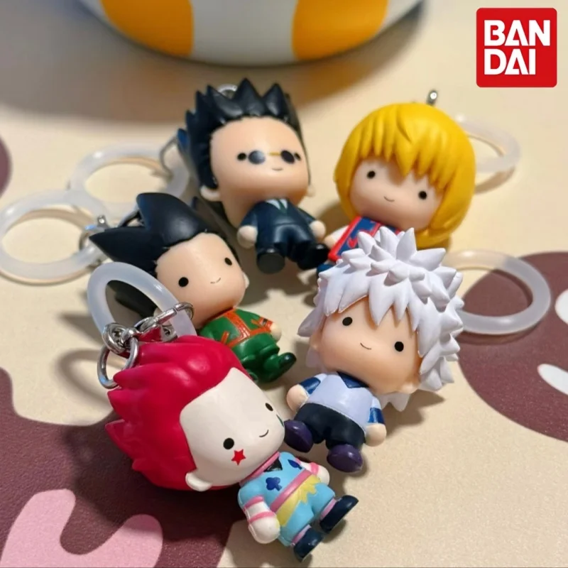 

Bandai Hunter X Hunter Gashapon Anime Character Keychain Gon Killua Kurapika Hisoka Leorio Figure Bag Purse Pendant Charm