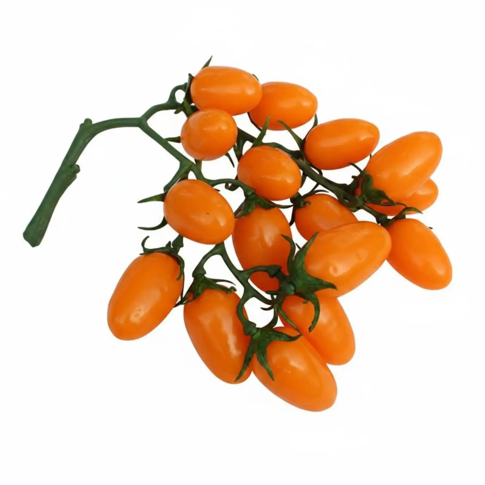 Industrial Display Plastic Cherry Tomato Model Decorative Artificial Fruit Set for Store Basket Display