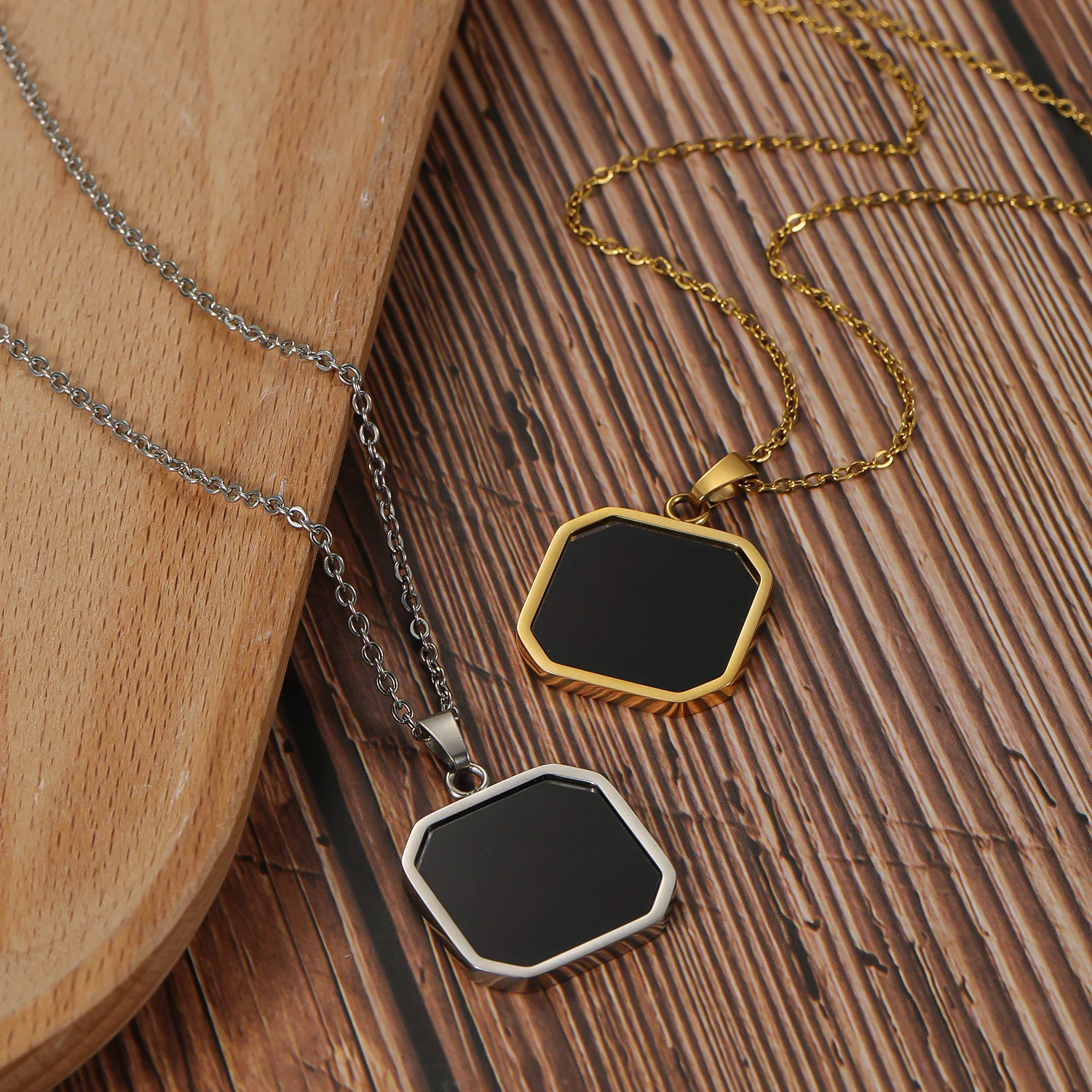 Personalized Heat Activated Magic Necklace Magic Necklace with Hidden Photo Customized Stainless Steel Gift For Men Boyfriend