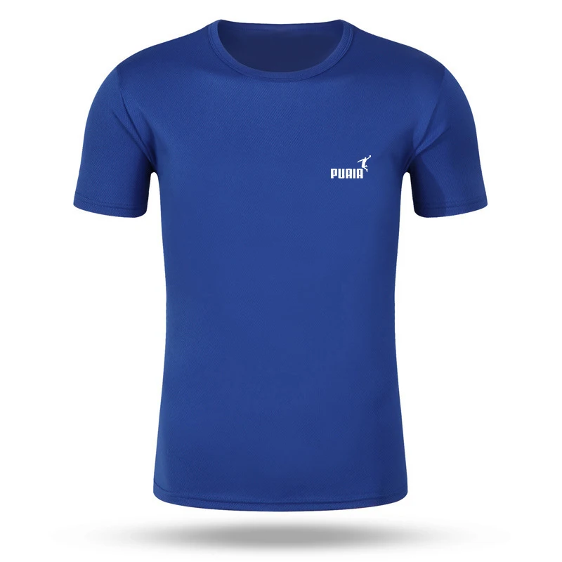 Camiseta deportiva de manga corta para hombre y mujer, camisa de secado rápido para gimnasio, Fitness, entrenamiento, correr, ropa deportiva