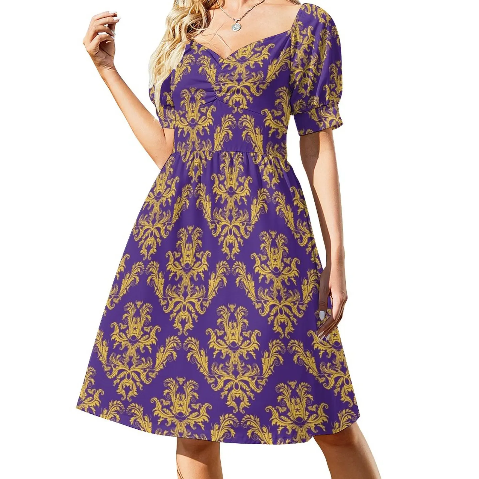 Baton Rouge - Damask Dress Women's long dress dresses for woman