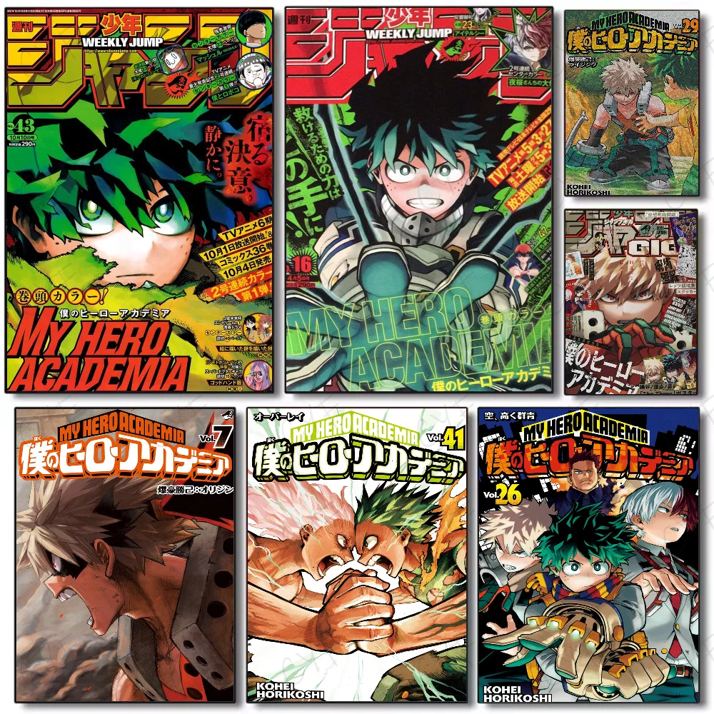 Anime My Hero Academia Poster Wall Art Painting For Home Room Decoration Bedroom Wall Decor Canvases Waterproof Posters