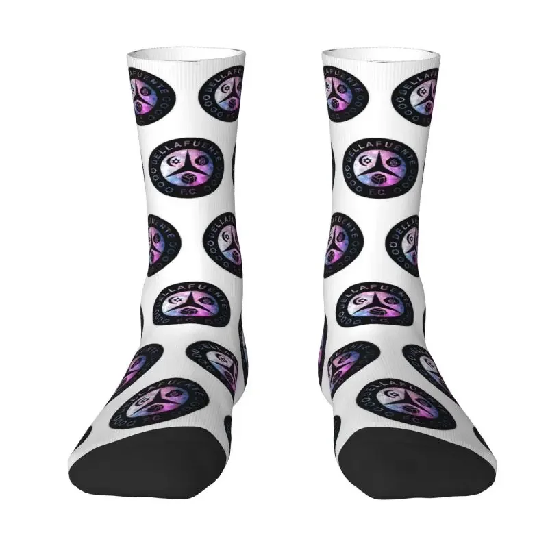 

Spanish Rapper Dellafuente Logo Mens Crazy Crew Socks Unisex Cool 3D Printed Dress Socks