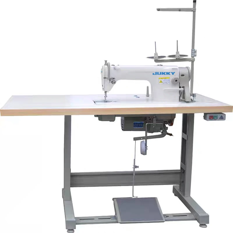 Jukky 8700 Long Arm Sewing Machine High Speed Industrial 220V New Lockstitch Garment Dress Industrial Coudre Core Motor