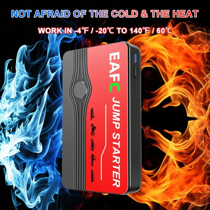 12 فولت 600A سيارة الانتقال كاتب المحمولة قوة البنك بدء جهاز الديزل البنزين شاحن بطارية السيارة لبطارية السيارة الداعم المغفل