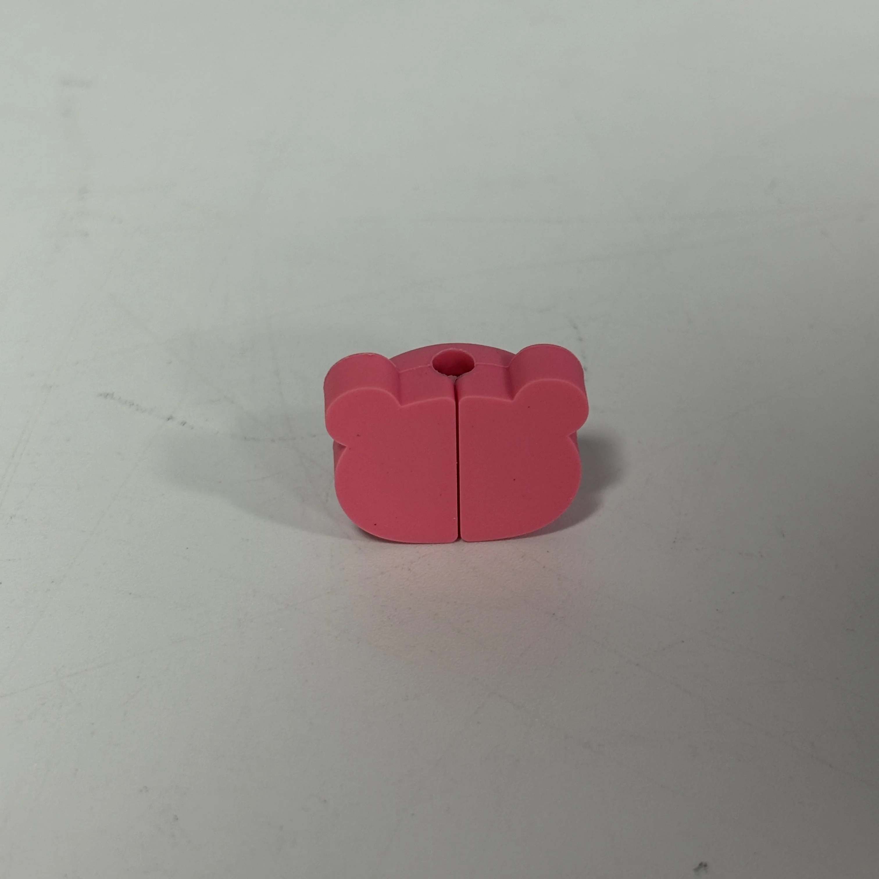 Pink Bear Cable Bite Protector Cartoon Anti-break Type C Charging Cable Protective Sleeve