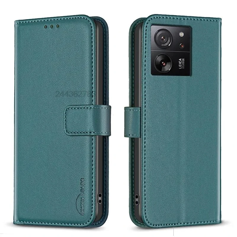 Luxury Leather Wallet Phone Case on For Xiaomi 14 Pro Civi 3 2 Mi 13T 13 Lite 13TPro 14Pro Civi3 Card Slot Magnetic Cases Mi14