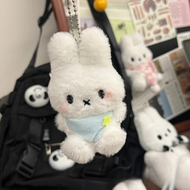 New Miffy rabbit key chain high color value cute doll doll shape creative girl heart exquisite sweet schoolbag car pendant gift view 5