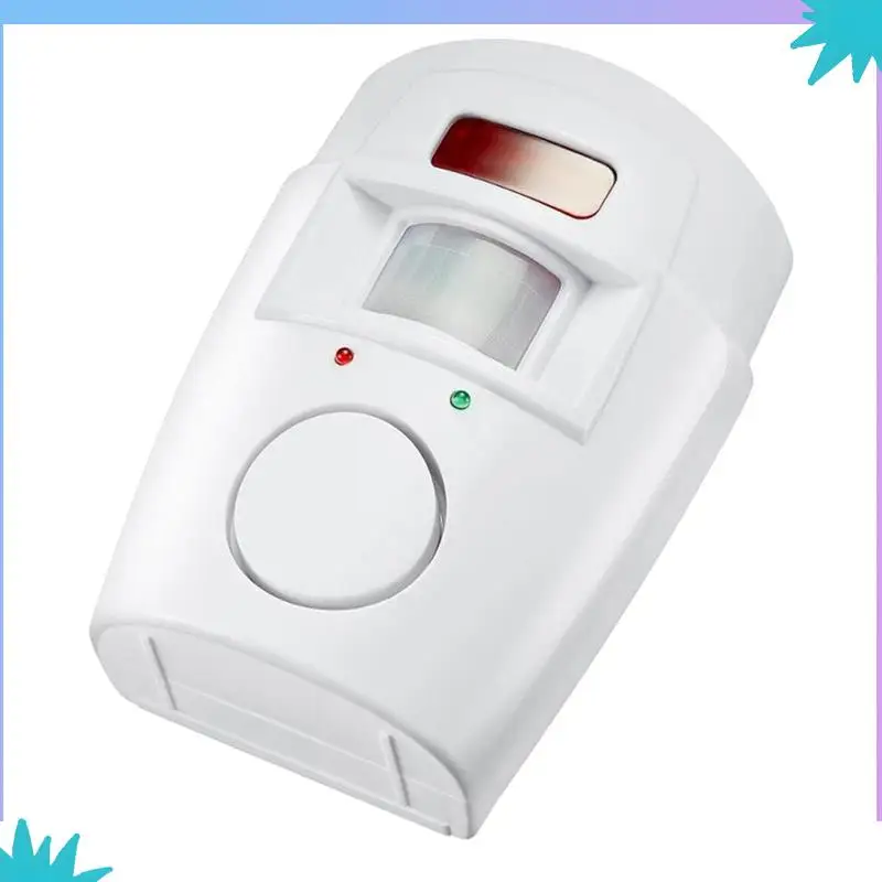 ABZW 4X Инфракрасный датчик движения - охранная сигнализация с 2 пультами дистанционного управления, подходит для дома/гаражей/магазинов