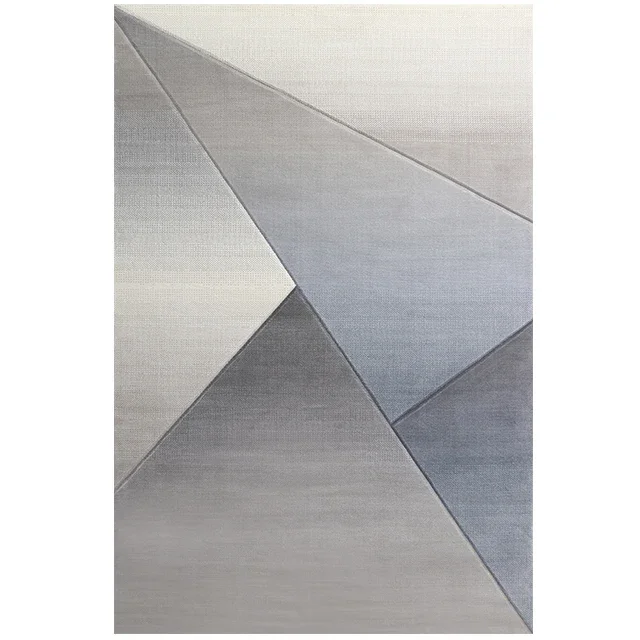 Tapis de ménage moderne en polypropylène, tapis de sol, tapis bleus, virus, vente chaude