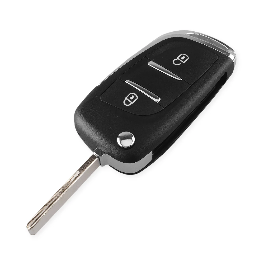 KEYYOU-Caso remoto modificado da chave do carro, botão 2 ou 3, ajuste para Peugeot 307, 408, 308, 4007, 3008, Citroen C2, C3, C4, C5, C6, Picasso,