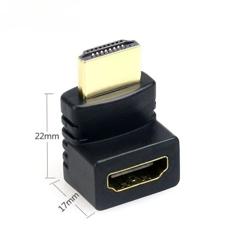 HDMI-compatible Cable Connector Adapter 270 90 Degree Right Angle HDMI-compatible Male To Female Converter Extender Coupler