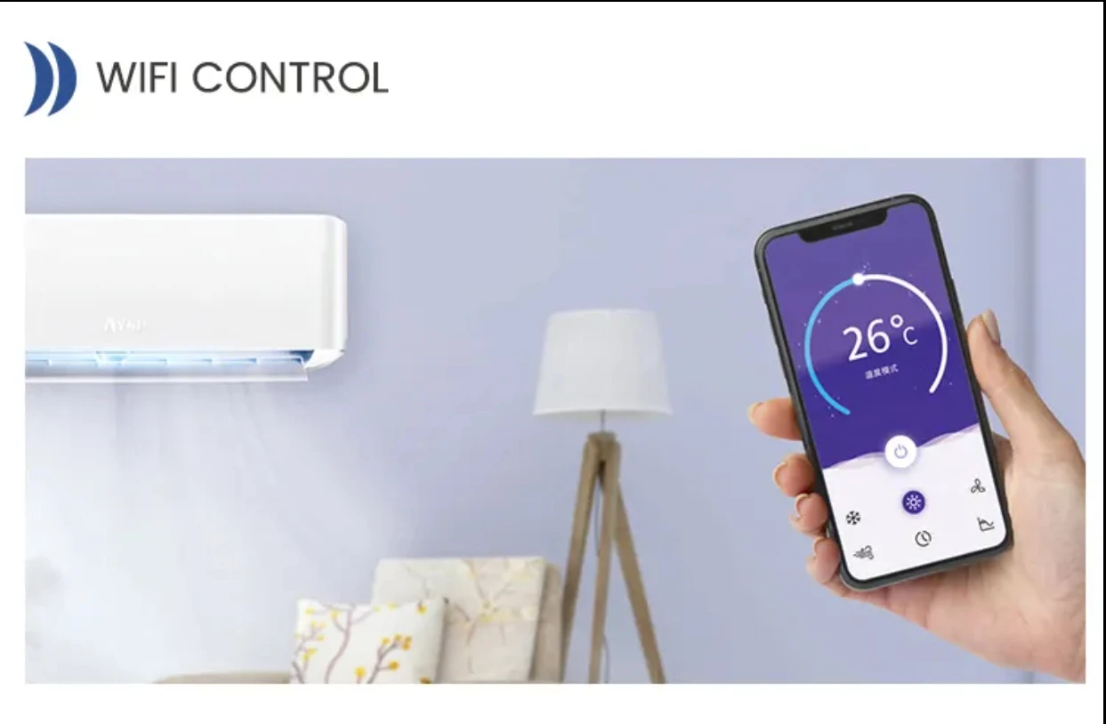 9000 12000 18000 24000Btu Montado Na Parede Inversor Automacao Universal Para نظام مكيف الهواء Ac Ar Condicionado