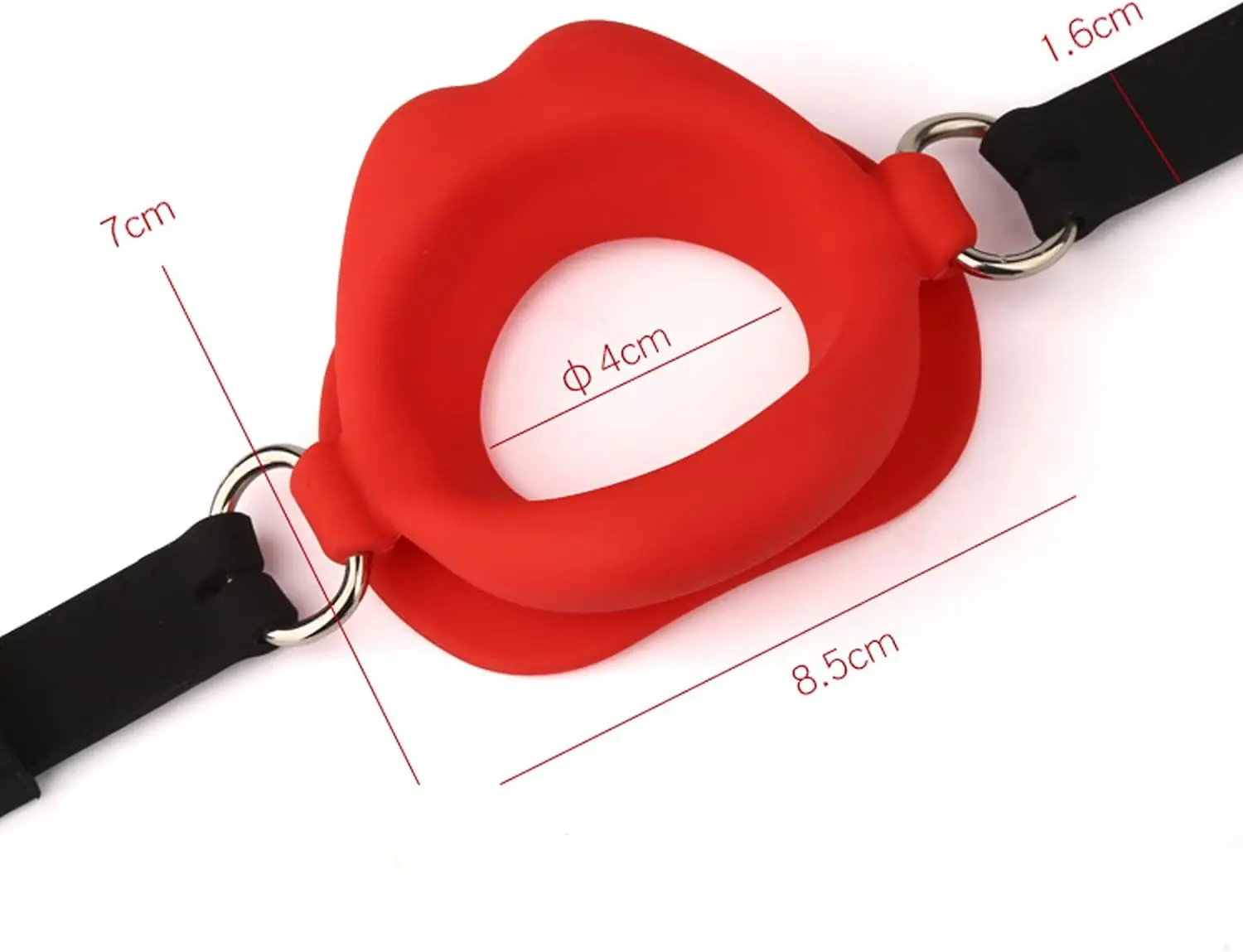 Silicone boca aberta mordaça para adultos, BDSM Sex Bondage Brinquedos, Restrições Fetiche, mordaças e focinhos Restrições