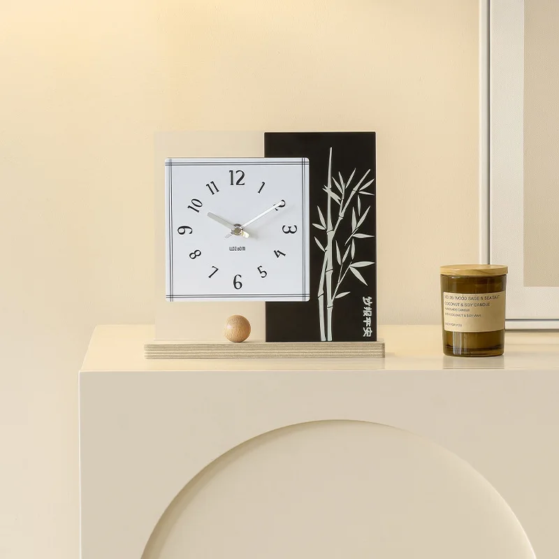 

Simple Art Placement Clock Home Furnishings Desktop Creative Watch Ornaments
