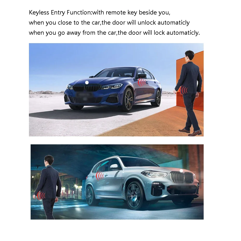 Para 5 7 X3 X4 alarma de coche GPS seguimiento motor arranque remoto sistema de parada GSM Smartphone App Control