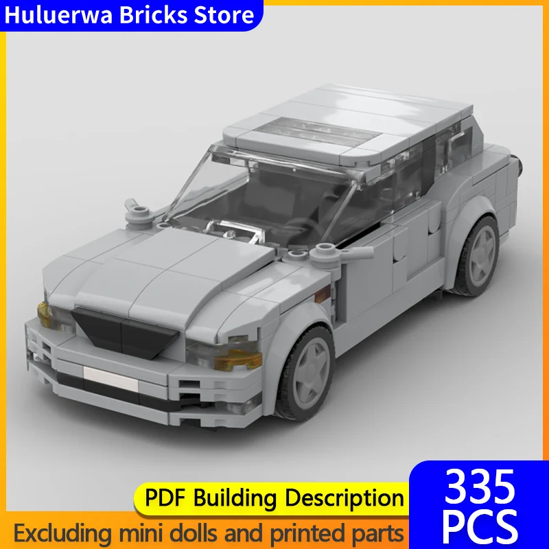 

Модель скоростного гоночного автомобиля MOC, строительные кирпичи IS300, компактная станция, тележка, модульная технология, детские праздничные подарки, сборные игрушки