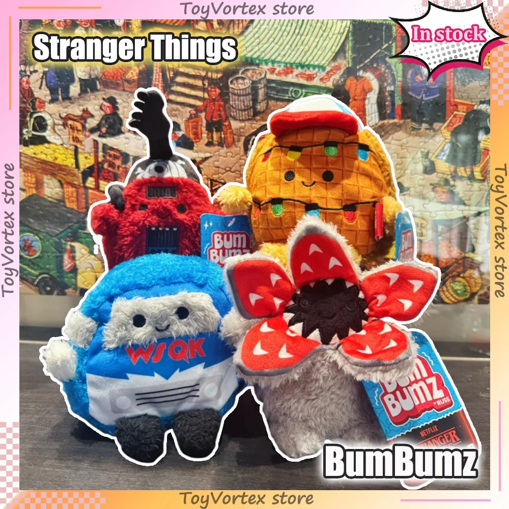 

In Stock Genuine BumBumz Stranger Things Demogorgon Horror Red Flower Plush Doll Toy Christmas Gifts