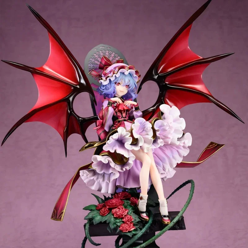 

Touhou Project Remilia Scarlet Anime Figure Pvc Collectible Model Cute Girl Two Dimensional Desktop Decoration For Anime Fans