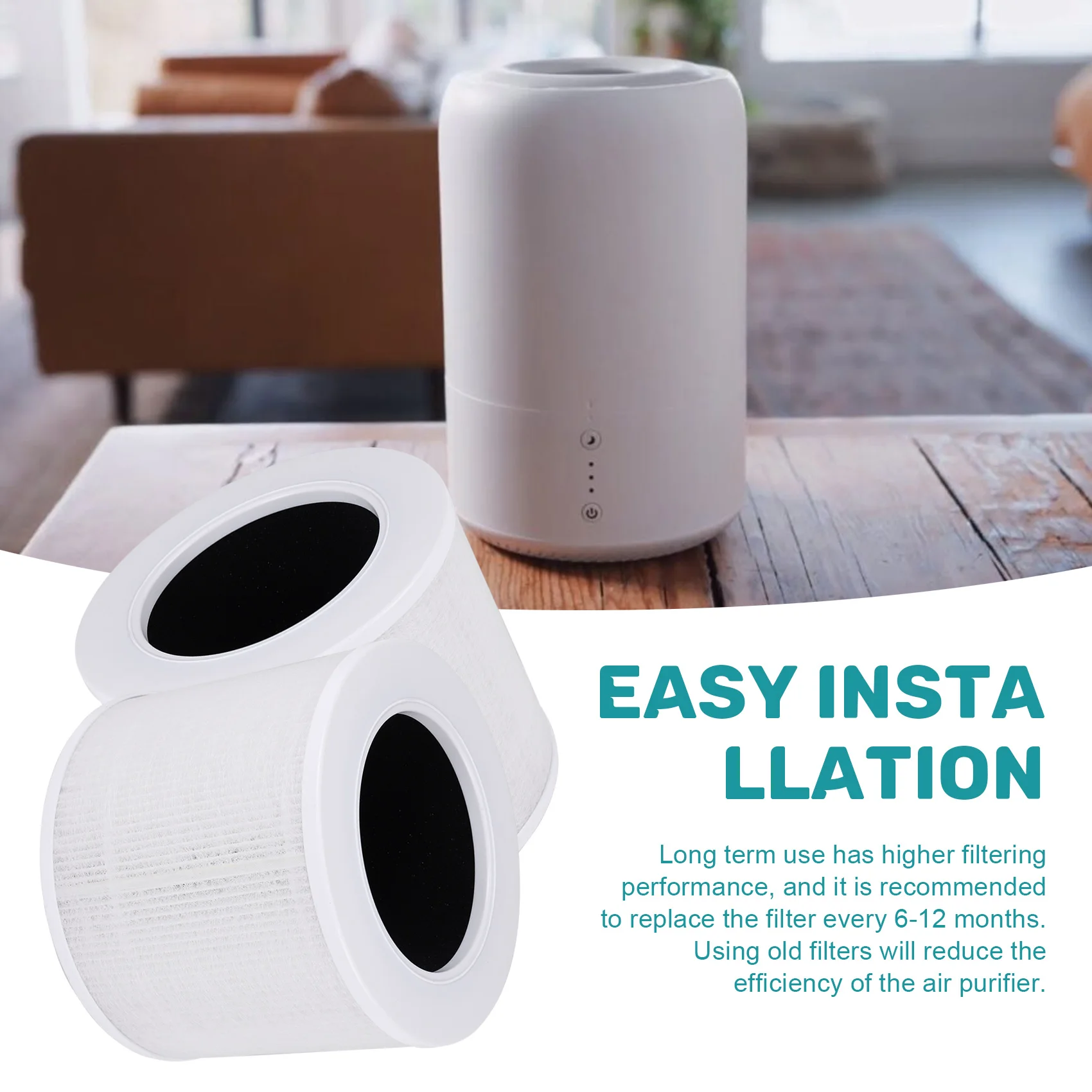 A66T 2 шт. сменный фильтр для очистителя воздуха LEVOIT Core Mini Part Core Mini-RF, H13 HEPA-фильтр 3в1 фильтр с активированным углем