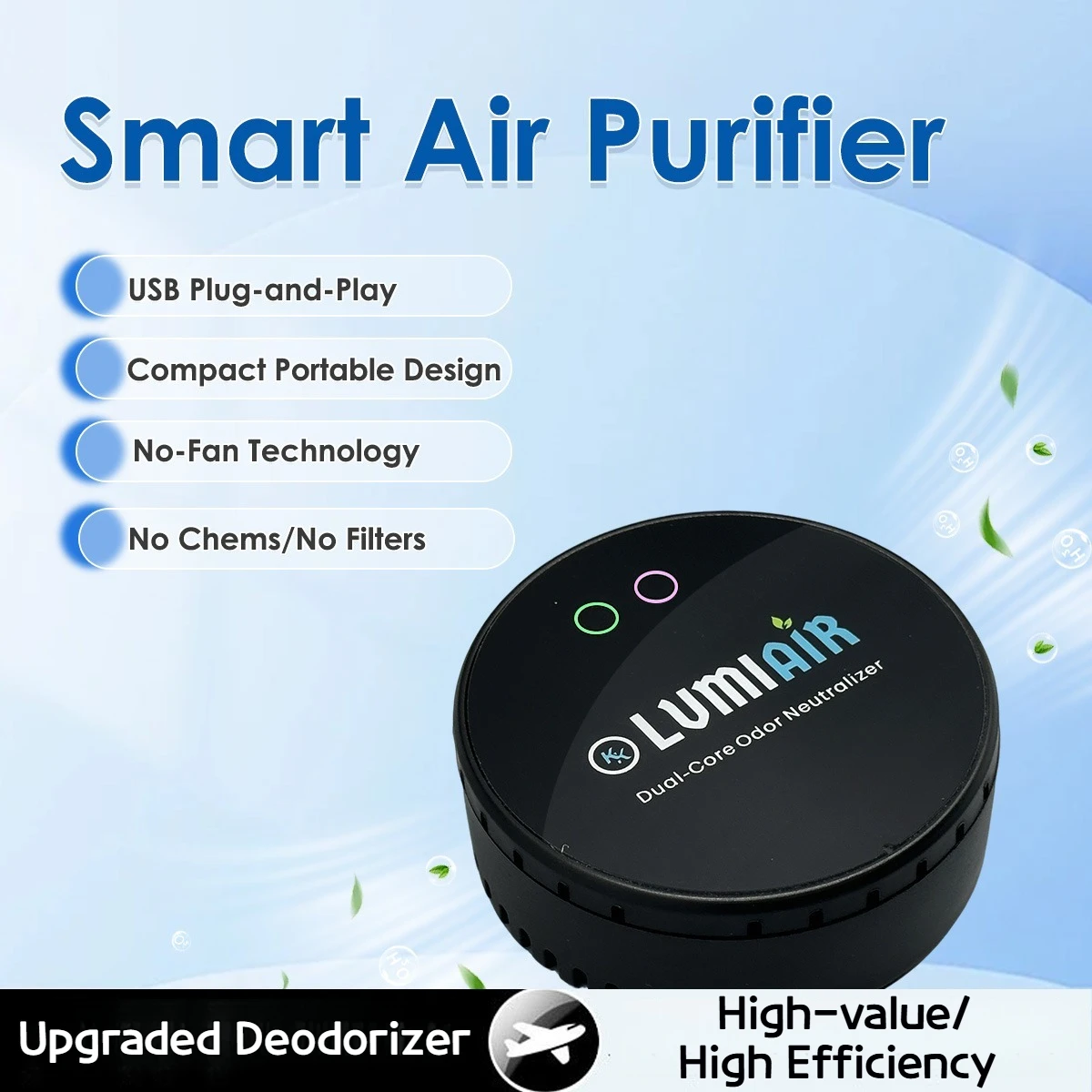 

Портативный озоновый очиститель воздуха, интеллектуальная обувь, гнездо для домашних животных, дезинфекция туалета, дезодоратор - стерилизация для дома и жизни