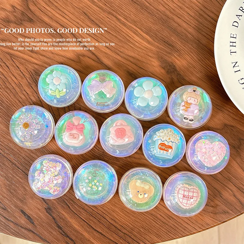 

Stylish Crystal Ball Universal Folding Mobile Phone Holder Stand Self Adhesive Stand Bracket Desktop Phone Mount Holder