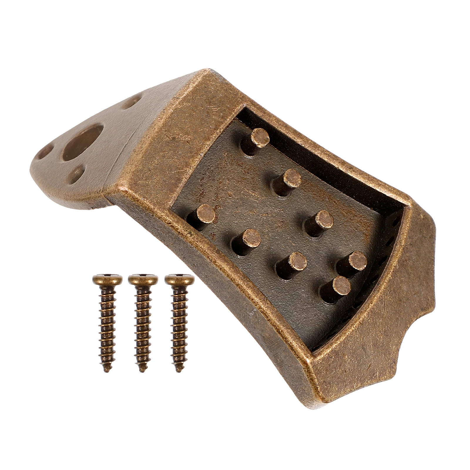 

Mandolin Bridge Instrument Part Accessories Tuner Metal Tailpiece for Alloy Supplies