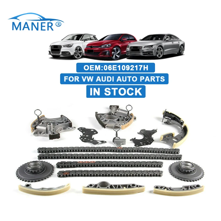 MANER 06E109217H High Quality New Engine Part Timing Chain Tensioner Kit For Audi