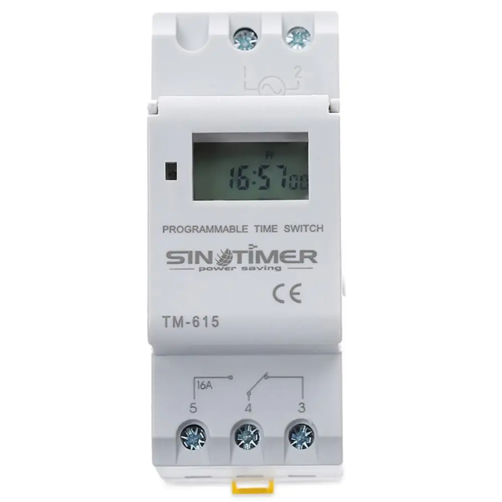 1PC Energy Saving Controller User-friendly Reliable Cost-effective Efficient Convenient Smart Rail Timer Switch 220v Smart