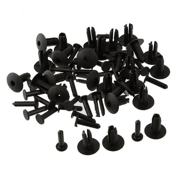 for -BMW 51118174185 Door Sill Wheel Car Rivets Arch Clips Retainer Repair 100Pcs Bumper Trim