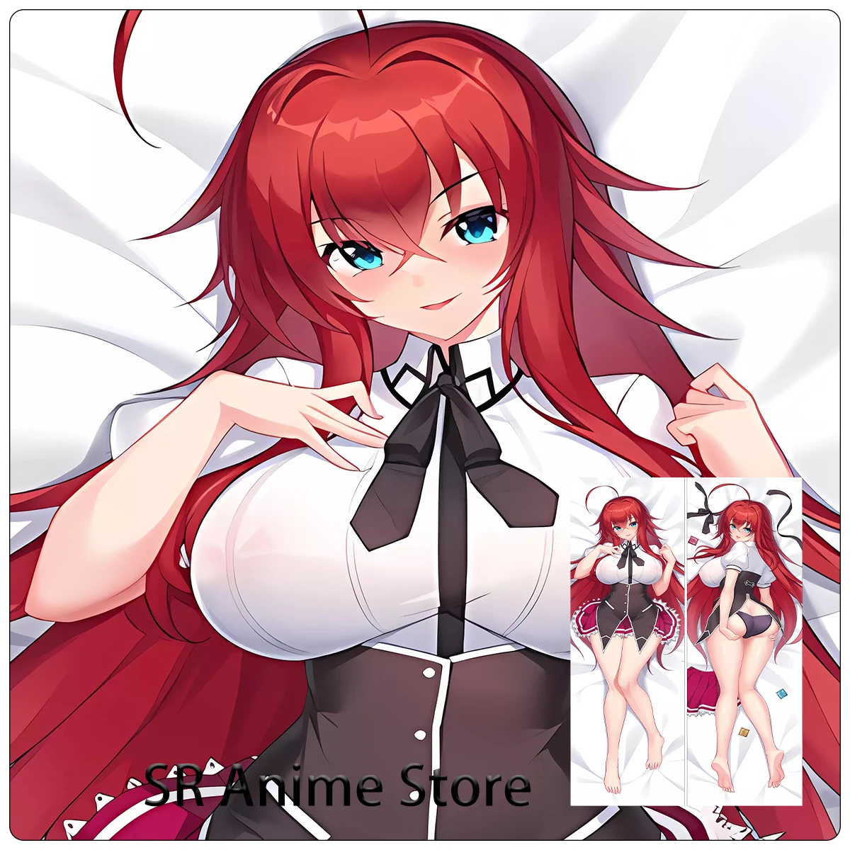 Dakimakura Anime High School DxD Hugging Body Pillow Cover Holiday Gift Bed Decor Double-Side Print 2WAY Rias Gremory Pillowcase