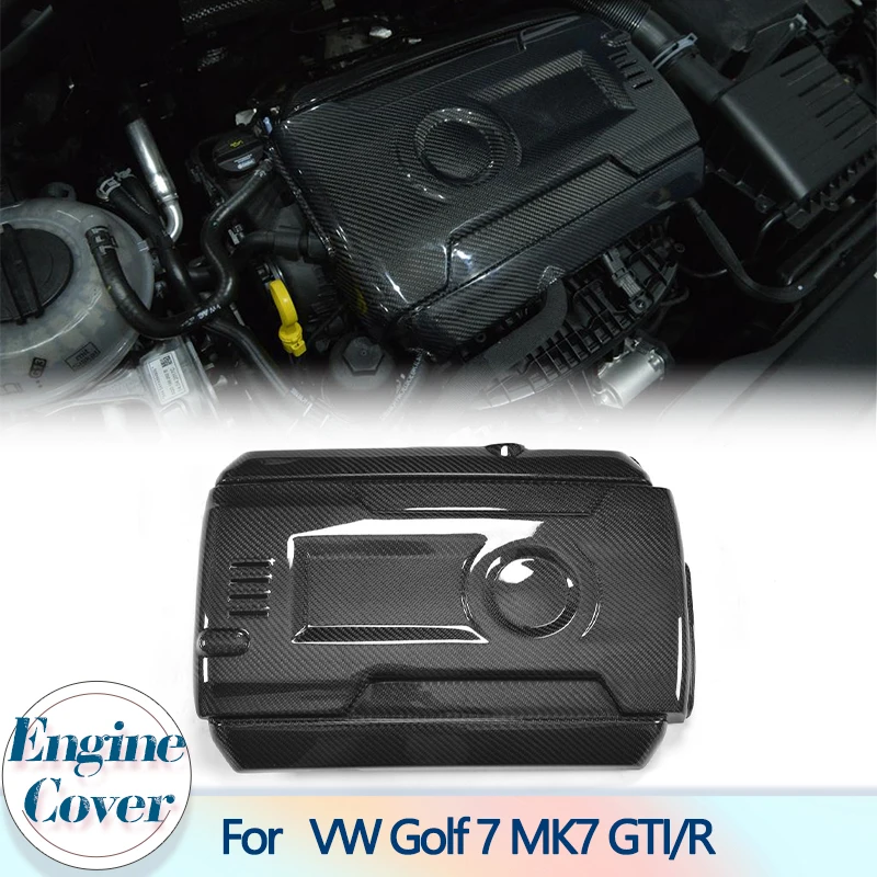 Car Engine Cover Bonnet for Volkswagen VW Golf 7 MK7 GTI Hatchback 14-17 Non Standard Carbon Fiber Hood Engine Cover Trim Bonnet