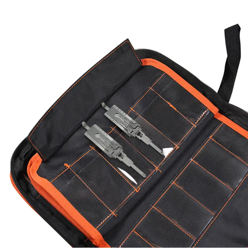 

50/72 PCS Lishi 2 in 1 Tool Bag Portable Durable Storage Package Locksmith Tools BAG For Lishi Tools and KD/VVDI Car Key Blade