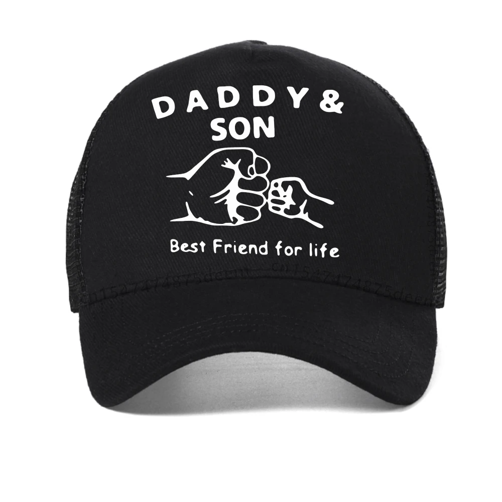 

daddy son best baseball cap Dad Fun Gift Novelty caps fashion breathable Snapback hats summer mesh adjustable trucker hats