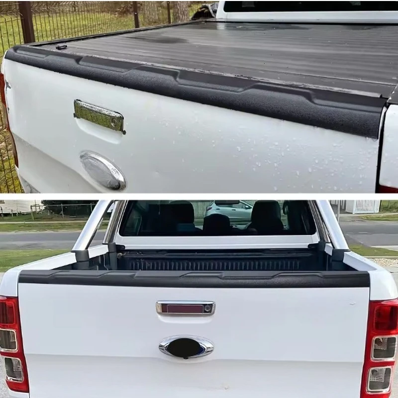 لفورد رينجر 2012-2022 T6 T7 T8 Wildtrak XLT XLS XL 4x4 تصفيف السيارة الخلفية الذيل بوابة حامي الباب الخلفي غطاء حماية الجسم أطقم #2