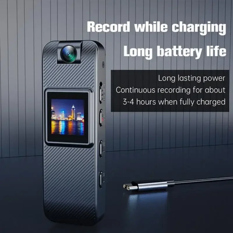 Handheld Portable High Definition Law Enforcement Recorder with Back Clip Camera for Conference Recording