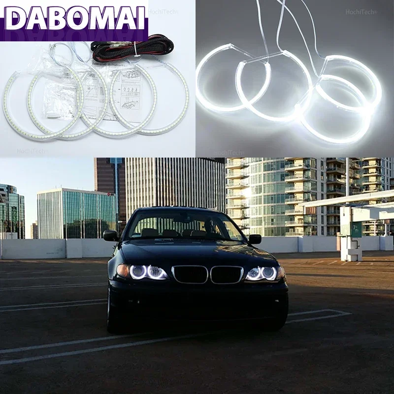 

ДХО для BMW E46 Sedan Touring с ПРОЕКТОРЫМИ 1998-2005 Smd Led Angel Eyes Kit Отличное ультра яркое освещение