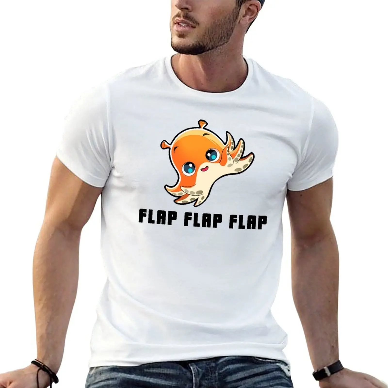 Flap Flap Flap T-Shirt vintage man clothes mens big and tall t shirts