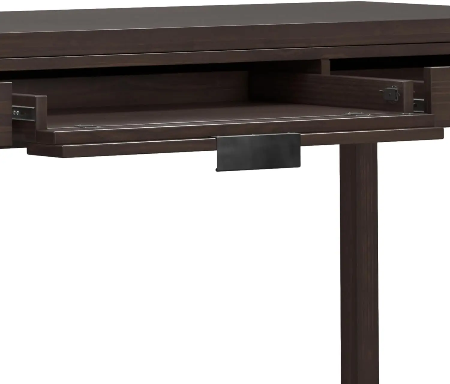 Hollander Massief Hout Eigentijds Modern Breed Bureau Bureau, Schrift, Werkstation En Studeertafel