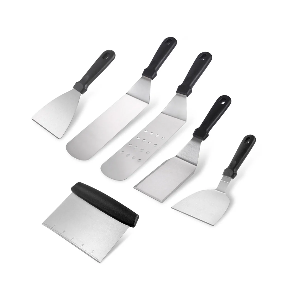 

Griddle Accessories Kit 6Pcs Griddle Grill Tools Set for Blackstone and Stainless Steel BBQ Accessories